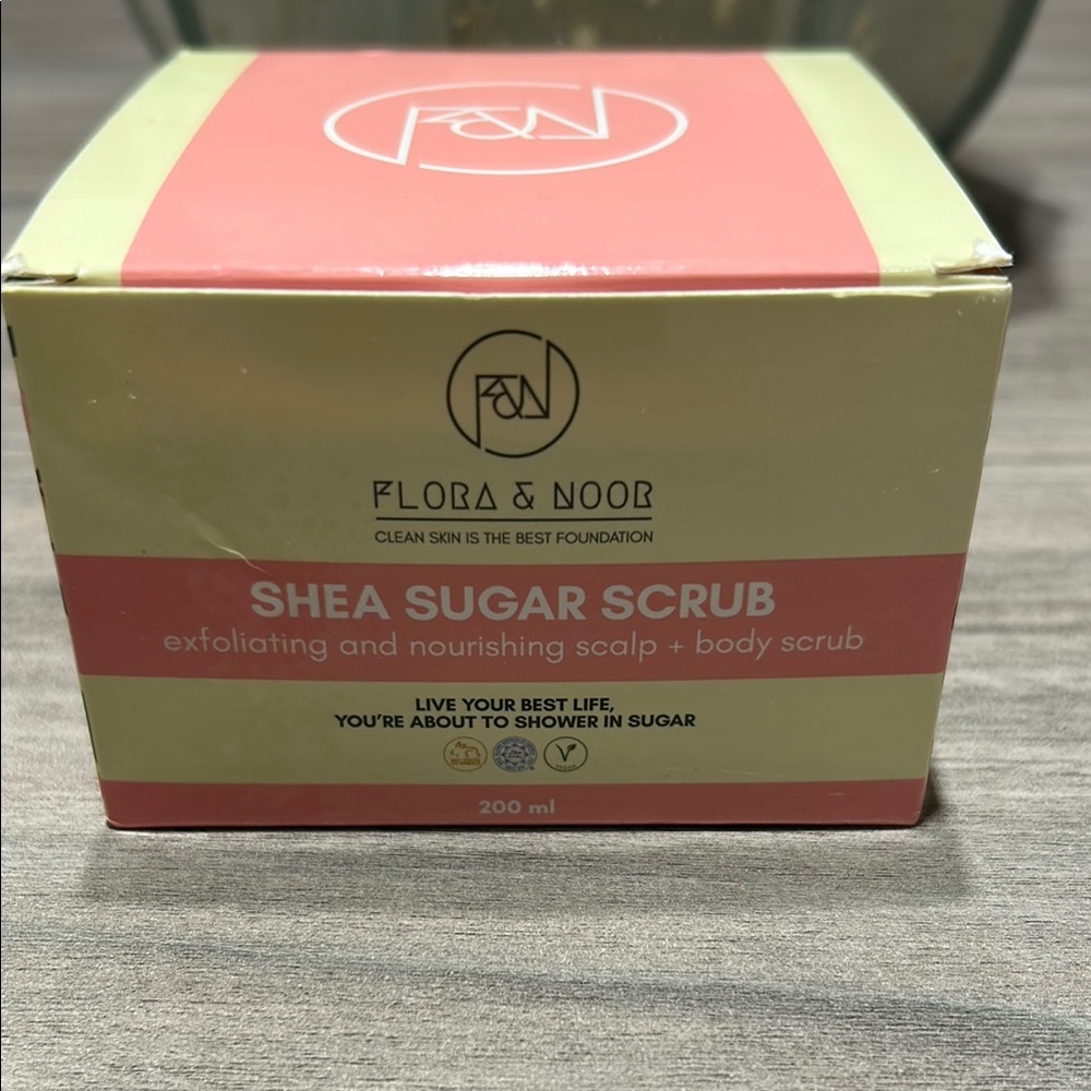 Flora & Noor Shea Sugar Scrub - Scalp and Body 200ml